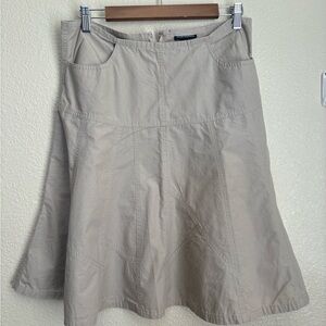 Club Monaco Light Tan A-Line Skirt